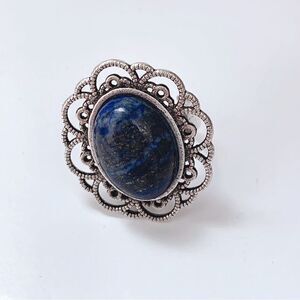 💍Beautiful Lapis Lazuli Natural Stone Ring